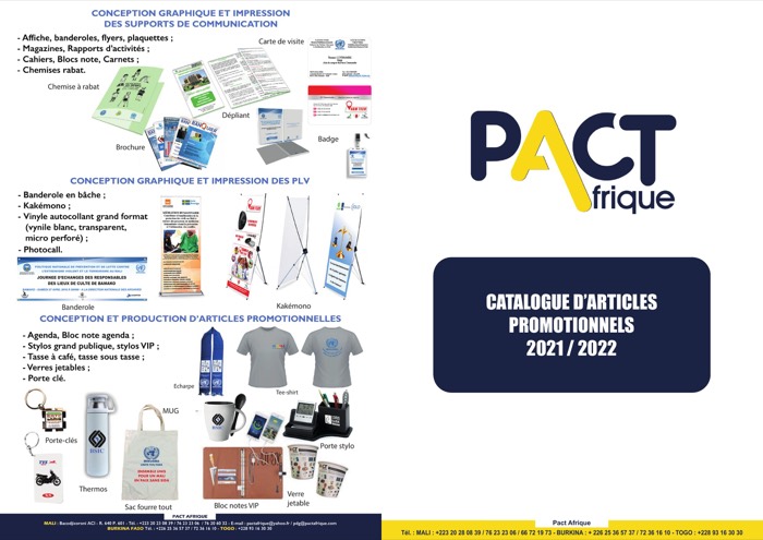 Catalogue Pact Afrique — page 1