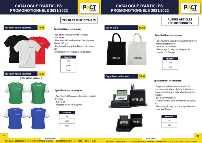 Catalogue Pact Afrique — page 2